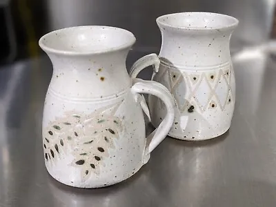 Buy Welsh Studio Pottery Coffee Cups- Anglesey O'Brian Rhos Goch • 11.99£