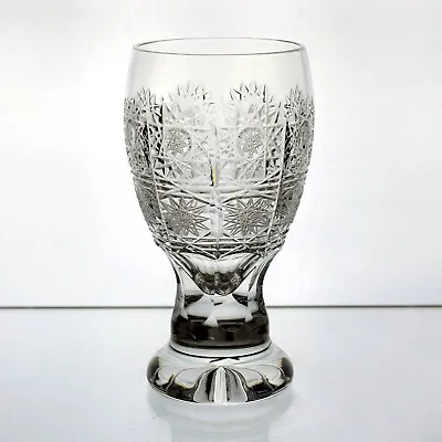 Buy Bohemia Crystal Queens Lace Cut Port Wine Footed Tumbler Glass, Vintage 6oz 5  • 47.25£
