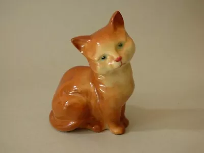 Buy Cute Collectable China Royal Doulton Beswick Ginger Cat Kitten #1436 Free Uk P+p • 15.99£