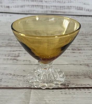 Buy Vintage Anchor Hocking Amber Boopie Bubble Champagne Sherbet Glass • 7.54£