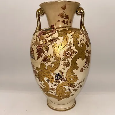 Buy Royal Chelsea Art Pottery H&G Burslem England Gordon132 Vase10” Double Handle • 23.71£