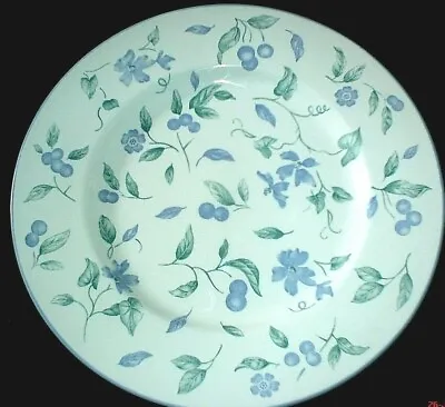 Buy  BARRATTS Blue Flowers Green Leaf Berries Patt 10 ¾ Inch Dinner Plate X1 (3 Ava) • 8.50£