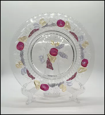 Buy Vintage Westmoreland Della Robbia Glass Ruby Dinner Plate 9 Inch #S135 • 15.40£