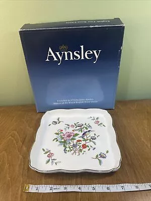Buy Aynsley Bone China Pembroke 7” Square Plate  • 11.50£