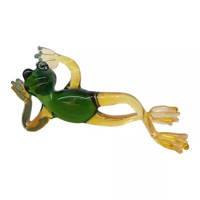 Buy Decor Automotive Interior Glass Frog Figurines Desktop Ornament Glass Ornaments • 6.96£
