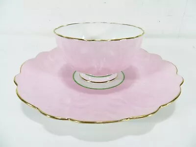 Buy Aynsley - 2 PC - Pink Butterfly Handle - Matching Cake Plate & Sugar Bowl • 149.99£