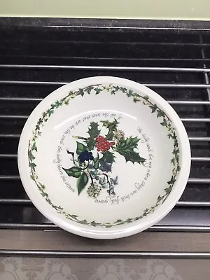 Buy PORTMEIRION  THE HOLLY AND THE IVY 22.5cm CHRISTMAS BOWL - NIBBLES/FRUIT /SWEETS • 11£