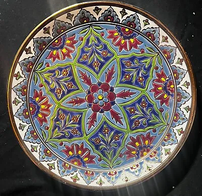 Buy Parparis Keramik Hand Painted 9.5 In Plate    Made In Rhodes Greece • 25.70£