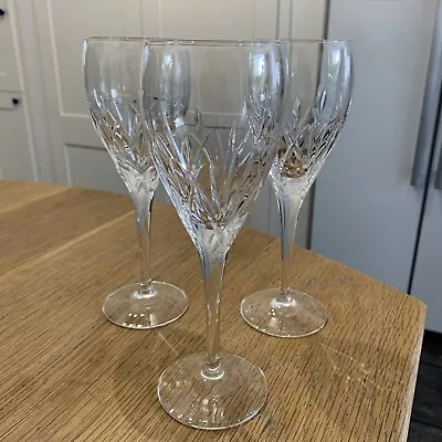 Buy Waterford Crystal Nocturne Large Wine Glasses 8 1/2” X 3 • 60£