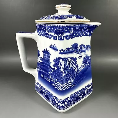 Buy Ringtons Willow Pattern Lidded Water Jug 1997 By Wade • 10£