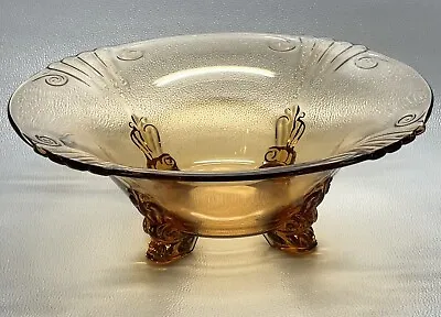 Buy Fostoria Glass * Amber * 2470 1/2 * Round Footed Console Bowl * • 52.84£
