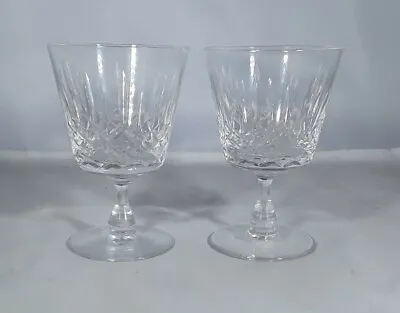 Buy 2  Vintage Edinburgh Crystal Small Wine Sherry Glasses  Appin  Pattern Scotland  • 12£