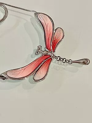Buy Beautiful Enamelled Franz Dragonfly Necklace  • 20£