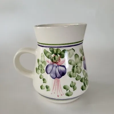 Buy Vintage CINQUE PORTS POTTERY The Monastery Rye Fuschia Floral Mug England • 11.38£