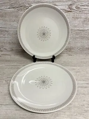 Buy 2 X Royal Doulton Dinner Plates 27cm Morning Star White Fine China Replacement • 12£