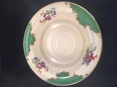 Buy VINTAGE BOOTHS SILICON China  Floral Pattern In Green & White Side Plate 170mm • 7.99£