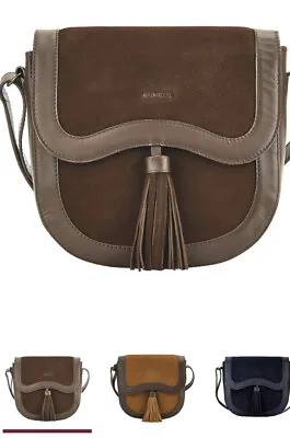 Buy Dubarry Handbag Monart Brown Suede And Leather • 120£