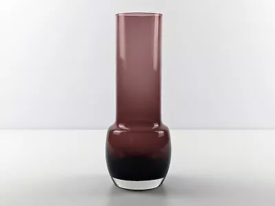 Buy Riihimaki Bright Purple Glass Hooped Vase, Model 1483, 1970's Scandinavian • 35£