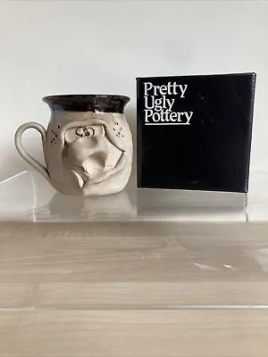 Buy Vintage Ugly Face Mug Pretty Ugly Pottery Wales Stoneware Coffee/Tea New In Box • 10.99£