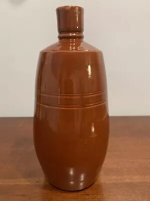 Buy Vintage Heavy Brown Stoneware Bottle • 18.94£