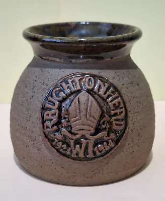 Buy Studio Pottery Vase Jar Raughton Head WI Cumbria 1984 - 9cm X 10cm • 9.95£
