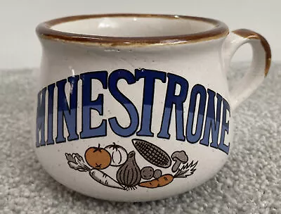 Buy Vintage Retro Minestrone 9cm Soup Mug Bowl With Handle • 7.95£