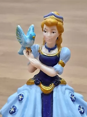 Buy Papo Sel France Princess Fantasy Figurine Blue Dress W. Bird Gift Collectable • 6£