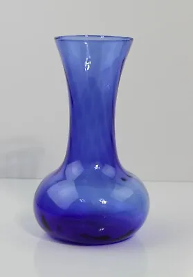 Buy Lovely Vintage Cobalt Blue 8  Flower Vase  • 12.22£