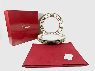 Buy 5x Cartier Limoges La Maison De Louis Cartier Dinner Plates Original Box 26 Cm • 1,026.59£