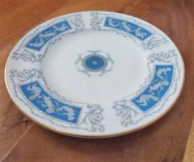 Buy Vintage Collectors 1970s Small Coalport Blue White Revelry Angel Plate 6 Inches • 4.99£