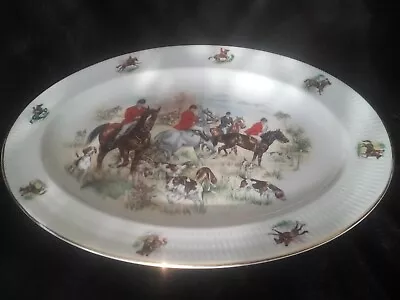 Buy Large Serving Platter, FR Grey & Sons, Aldridge, Hunting Scene By Harry Hancock • 15£