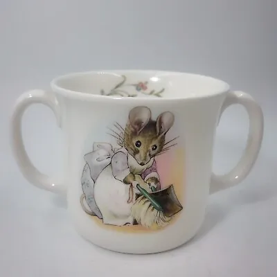 Buy Vintage Royal Albert Beatrix Potter Hunca Munca Bone China 2 Handled Mug / Cup • 10£