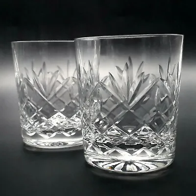 Buy X2 Vilanov Crystal Whisky Tumblers Made In Poland Drinkware Barware Glassware • 16.95£