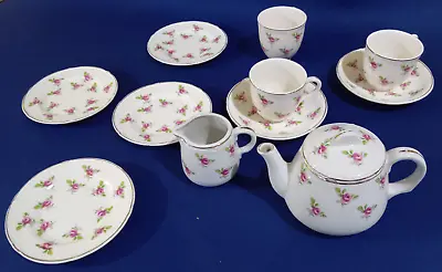 Buy Vintage Very Sweet China Miniature/child's Tea Set • 15£