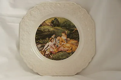 Buy Vintage Lord Nelson Pottery Plate Victorian Family Music Hand Crafted England • 9.35£