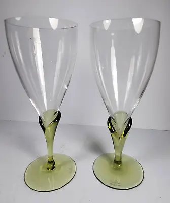 Buy Lovely Pair Of Rosenthal Studio Linie Red Wine / Water Glasses - Papyrus Pattern • 52.50£