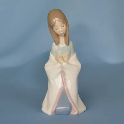 Buy Vintage Lladró Retired Figurine #4671 “Virgin Mary” Kneeling 6.25”H Excellent • 10£