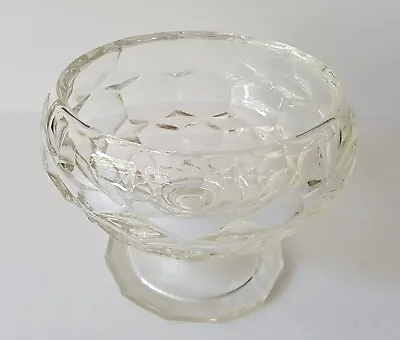 Buy Vintage Cut Glass Pedestal Trinket Bowl Nuts & Nibbles • 6.50£