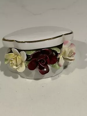 Buy Vintage Royal Doulton Bone China Flower Basket Posy Hand Painted 109g EAI • 10£