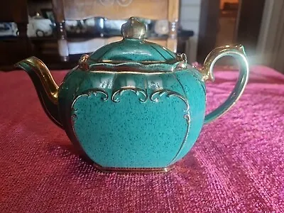 Buy Sadler Dark Green 1922 Teapot Full Size • 78£
