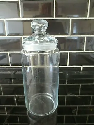 Buy Glass Storage Jar Sweets Kitchen Vanity Size 27 Cm LUMINARC VINTAGE Good Seal • 7.99£