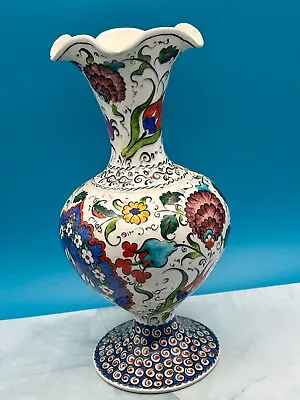 Buy Kutahia Turkish Handmade Vase Decorative Floral • 28.58£