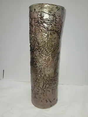 Buy Bernard Rooke Large Cylinder Vase Brutalist • 80£