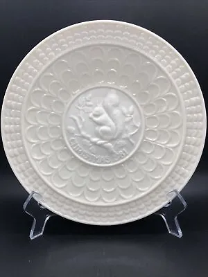 Buy Irish Belleek Christmas Plate 1981   The Red Squirrel   9  Plate    A • 16.40£