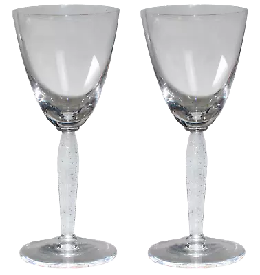 Buy Lalique Crystal Stemware, Louvre Wine Glass, 2 Box Set (1589500) 7.25  MIB • 167.83£