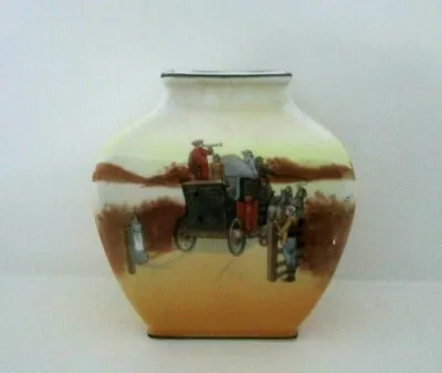Buy Rare Royal Doulton Seriesware Vase - Coaching Days E3804 - Perfect !! # 2 • 60£