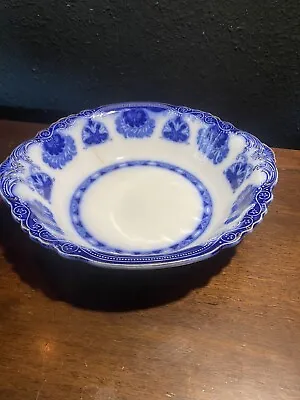 Buy Antique China Grindley Flow Blue Baltic 10” Bowl • 189.24£