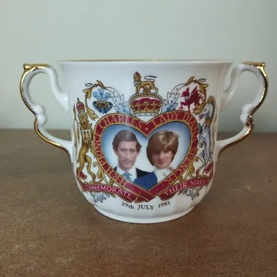 Buy Vintage 1981 Elizibethan Bone China, Loving Cup, Prince Charles & Lady Diana • 5.95£