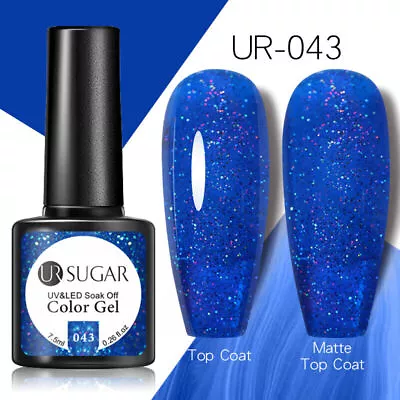 Buy Nail Gel Polish Colours UR Sugar Base Top Coat Soak Off UV LED Colour Varnish UK • 3.95£