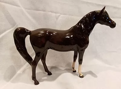 Buy Beswick Horse Very Dark Brown Gloss Stallion • 25.99£